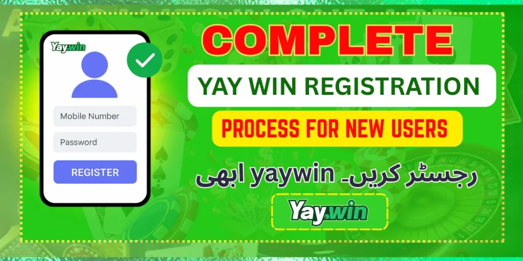 Complete yaywin regitrarion process for new users